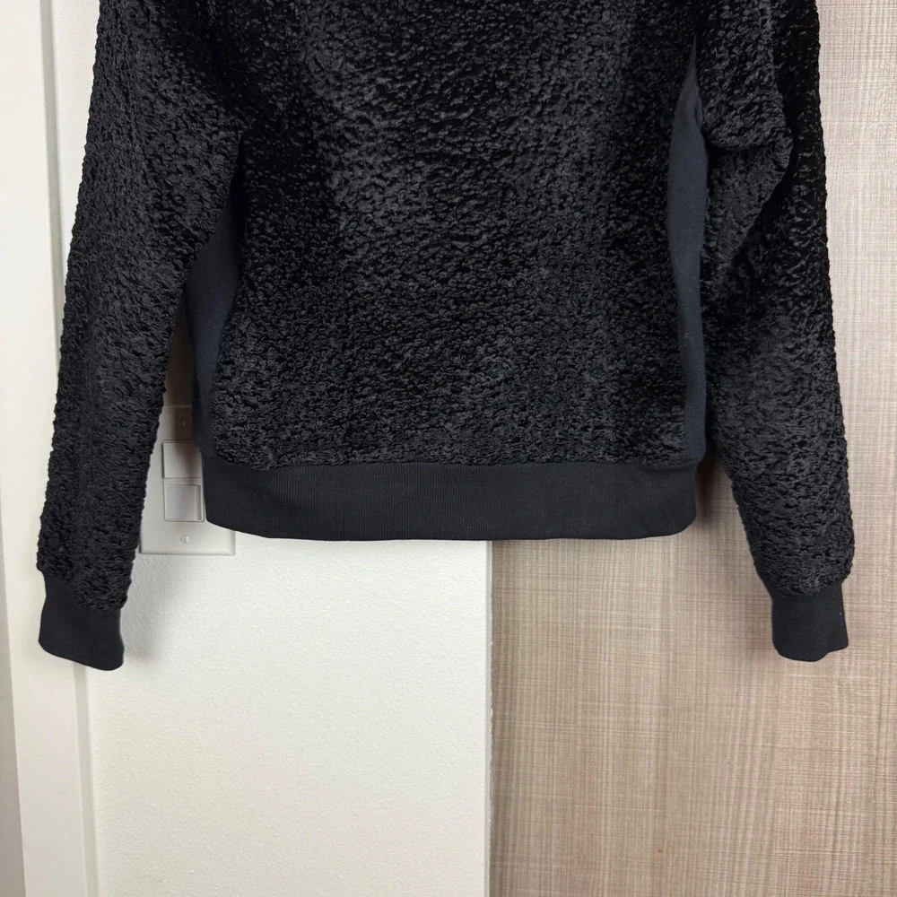 Carven‎ Black Boucle Textured Sweater